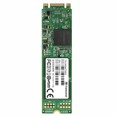 TRANSCEND MTS800 128GB SSD disk M.2 2280, SATA III (MLC)