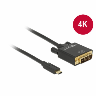 Delock Kabel USB Type-C™ samec > DVI 24+1 samec (DP Alt M...