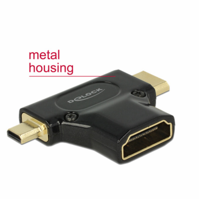 Delock Adapter High Speed HDMI with Ethernet – HDMI-A fem...