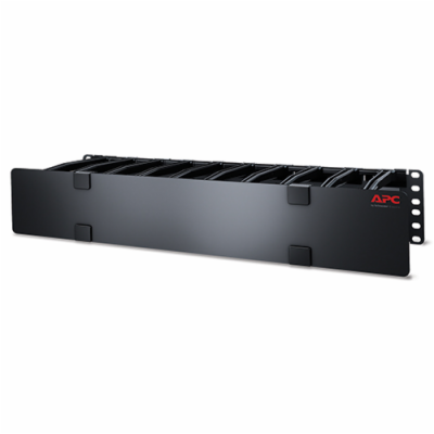APC Horizontal Cable Manager, 2U x 6" Deep with Cable Tie...