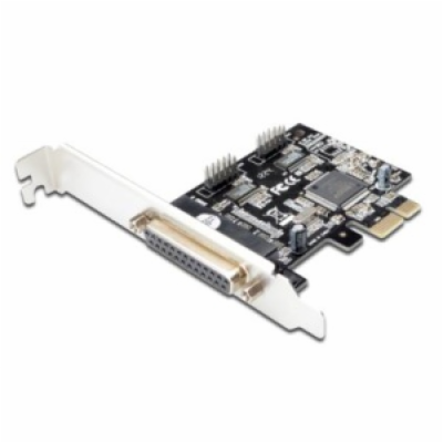 DIGITUS PCIexpress card 2xSeriell DB9 int. 1xParallel-Por...