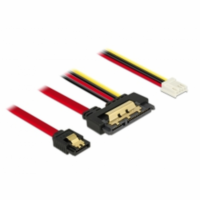 Delock Kabel SATA 6 Gb/s 7 pin samice + Floppy 4 pin napá...
