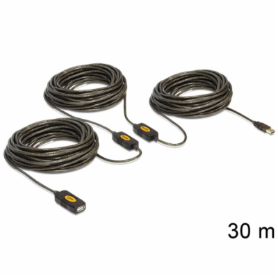 Delock USB 2.0 kabel, prodlužující A-A samec/samice 30m, ...