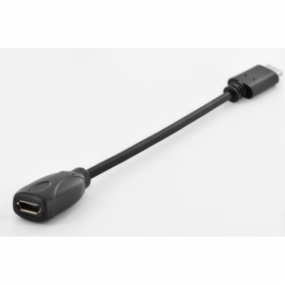 Digitus USB 3.1 Type-C adaptér USB kabel, typ C na na mic...