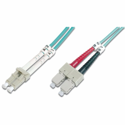 Digitus Fiber Optic Patch Cable, LC to SC, Multimode 50/1...