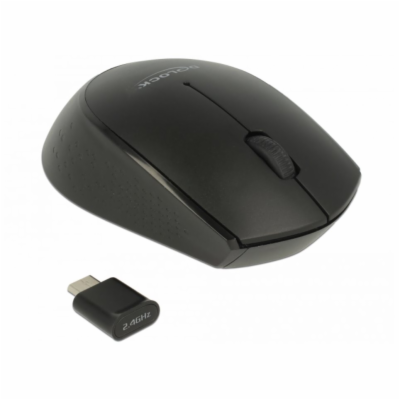 Delock Optická 3-tlačítková mini myš USB Type-C™ 2.4 GHz ...