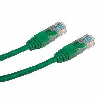 DATACOM patch cord UTP cat5e 5M zelený
