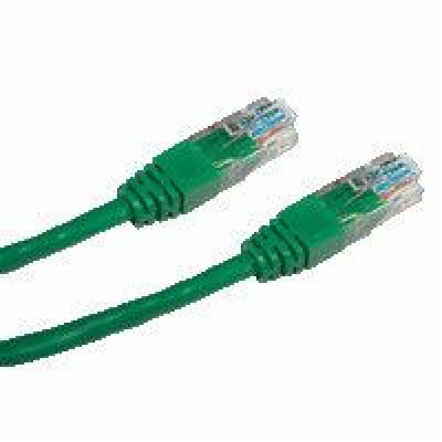 DATACOM Patch kabel UTP CAT5E 0,5m zelený