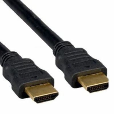 Kabel HDMI-HDMI M/M 3m stíněný, zlac.kon. 1.4