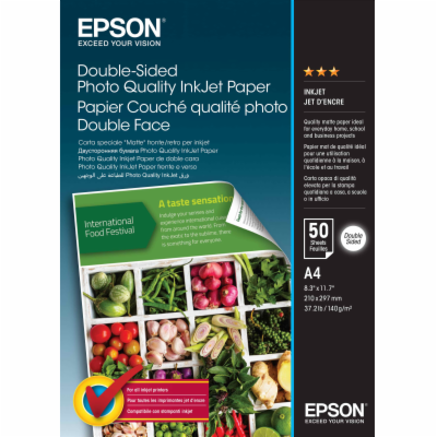 EPSON Paper A4 - Double-Sided Photo Quality Inkjet Paper ...