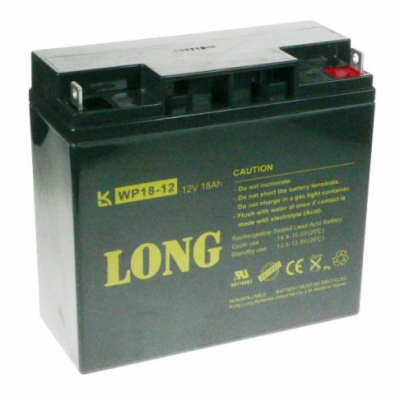 Long 12V 18Ah olověný akumulátor HighRate F3