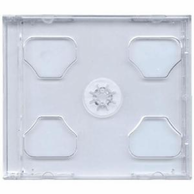 COVER IT box jewel + tray/ plastový obal na 2 CD/ 10mm/ č...