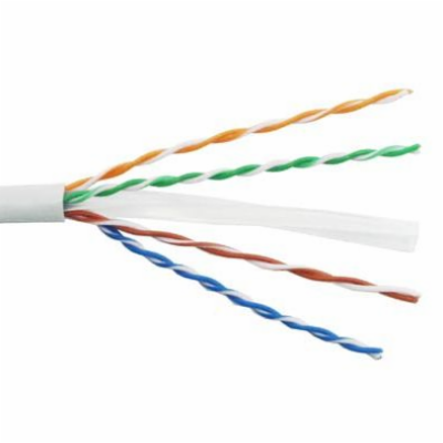 PremiumCord kabel UTP Cat6 4x2, lanko, AWG24/7, čistá měď...