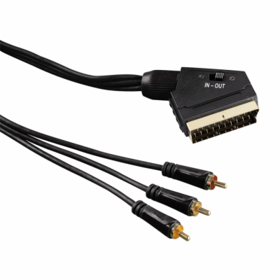 Hama video kabel SCART vidlice - 3 cinch vidlice AV, IN/O...