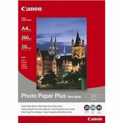 Canon fotopapír SG-201 - A4 - 260g/m2 - 20 listů - polole...