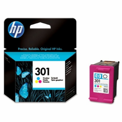HP (301) CH562EE tříbarevná inkoustová kazeta originál