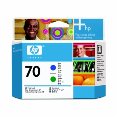 HP Printhead 70/Blue and Green