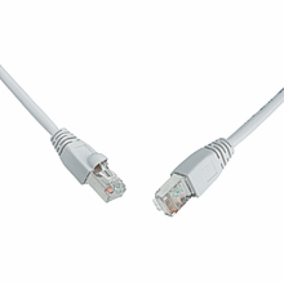 Solarix Patch kabel CAT5E SFTP PVC 1m šedý snag-proof C5E...