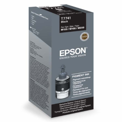EPSON ink čer T7741 Black ink container 140ml pro WorkFor...