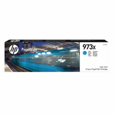 HP 973X originální inkoustová kazeta azurová F6T81AE (7,0...