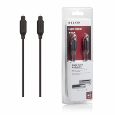 Belkin kabel audio digitální - 2m, zlacené konektory
