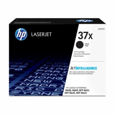 HP 37X Černá originální tonerová kazeta LaserJet s vysoko...