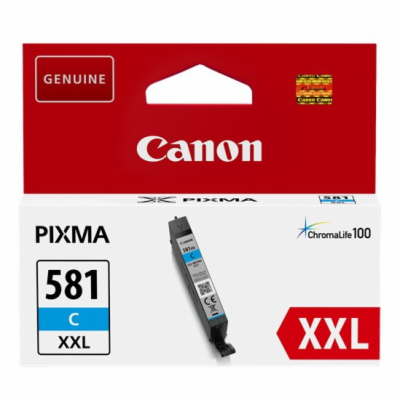 Canon CARTRIDGE CLI-581XXL azurová pro PIXMA TS615x, TS62...