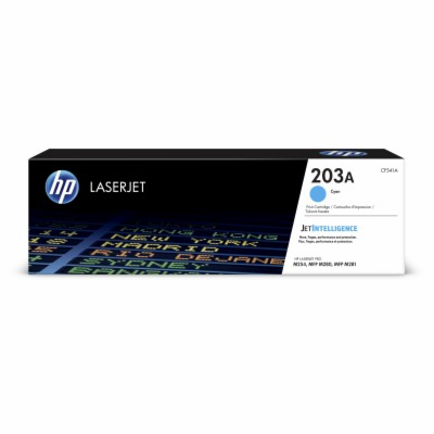 HP 203A Cyan Original LaserJet Toner Cartridge (1,300 pages)