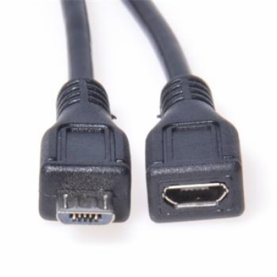 PremiumCord Kabel prodlužovací micro USB 2.0 male-female,...