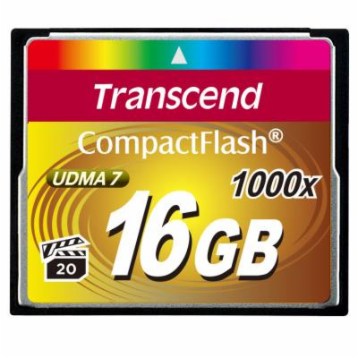 Transcend 16GB CF (1000X) paměťová karta