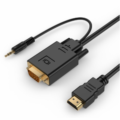 GEMBIRD A-HDMI-VGA-03-10 HDMI to VGA and audio adapter ca...