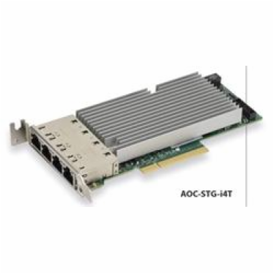 SUPERMICRO AOC-STG-I4T Quad 10Gb/s RJ45, PCI-E 3.0 8x  (8...