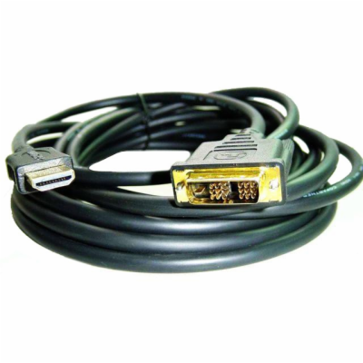 Gembird kábel HDMI (M) na DVI (M), single link pozlátené ...