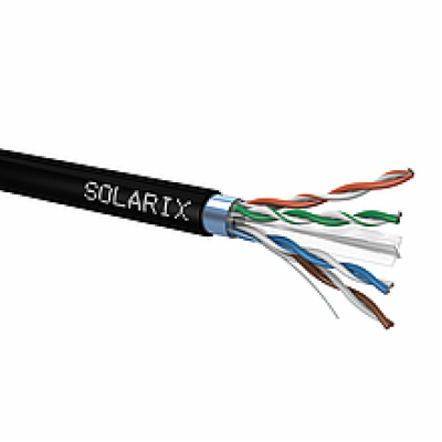 Solarix Venkovní instalační kabel CAT6 FTP PE Fca 500m/cí...