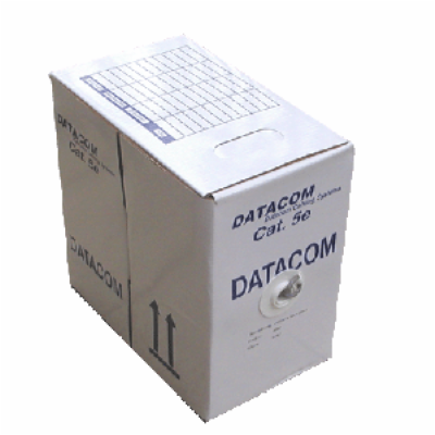 Datacom 1157 UTP Cat5e, PVC, 305m, modrý DATACOM UTP lank...