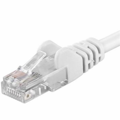 PREMIUMCORD Patch kabel UTP RJ45-RJ45 CAT5e 10m bílá