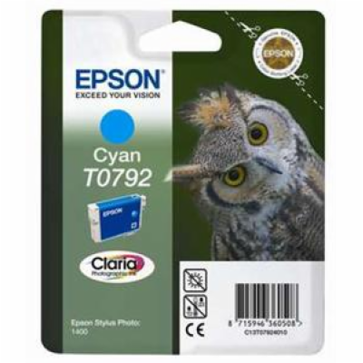 Epson C13T07924010 - originální / StylusPhotoR1400/ Modrá