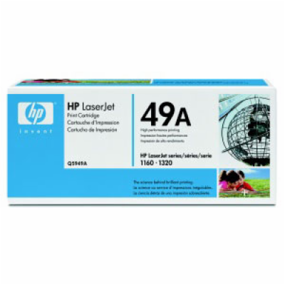 HP 49A Black LJ Toner Cart, Q5949A (2,500 pages)