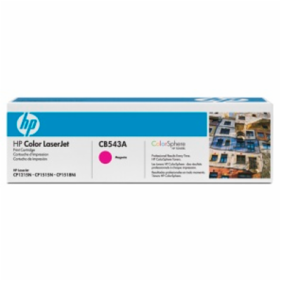 HP 125A Magenta LJ Toner Cart, CB543A (1,400 pages)