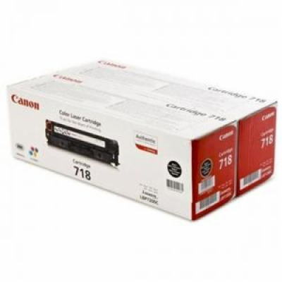 Canon TONER CRG-718 BK černý TWIN-PACK pro i-Sensys LBP72...