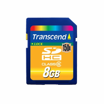 TRANSCEND SDHC karta 8GB Class 4