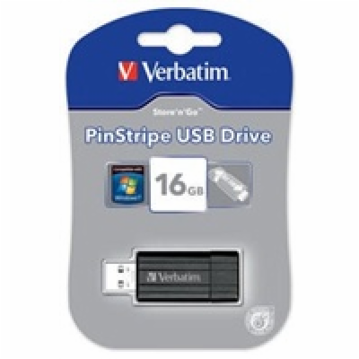 VERBATIM Flash disk Store  n  Go PinStripe/ 16GB/ USB 2.0...