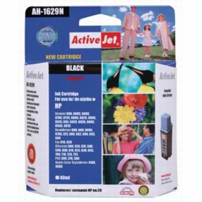 ActiveJet inkoust HP 51629 Bk no29 ref., 40 ml     AH-29R