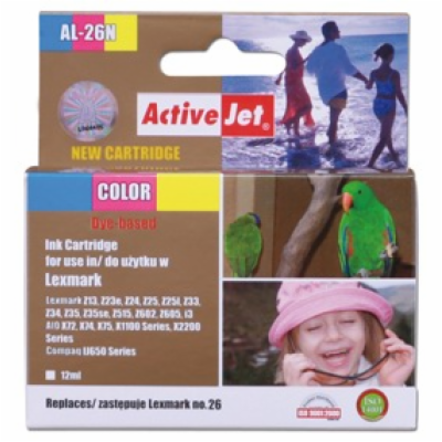 Inkoust ActiveJet AL-26N | Color | 12 ml | Lexmark 10N0026