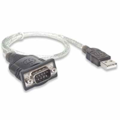 MANHATTAN převodník z USB na sériový port (USB AM / DB9M,...
