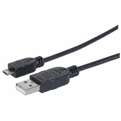 MANHATTAN Kabel propojovací USB 2.0  A Male / Micro-B Mal...