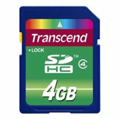 TRANSCEND SDHC karta 4GB Class 4