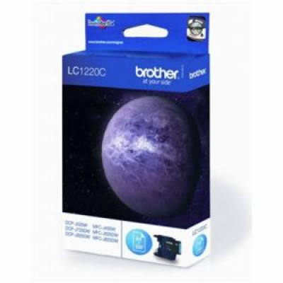 BROTHER inkoustová náplň LC-1220C/ Azurová/ 300 stran