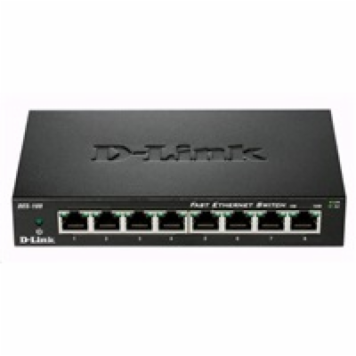 D-Link DES-108 8-port 10/100 Metal Housing Desktop Switch