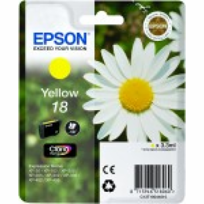 Epson Singlepack Yellow 18 Claria Home Ink